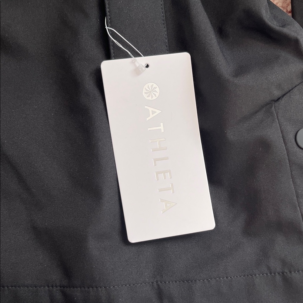 Athleta Women's Black Hooded Jacket - Picture 3 of 4